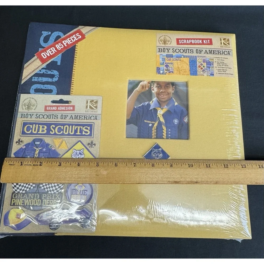 Boy Scouts of America K & Company Scrapbook Kit 85+ pieces~NEW